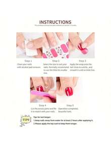 Bright Yellow UV Nail Stickers - Semi-Cured Gel Nail Wraps, Long-Lasting Creamy Style Soft Gel Fake Nails - 亮黃色 - 查看 5