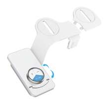 1pc Compact, Multifunctional Cold Water Bidet Sprayer With Key And Knob - Detachable - Space Saving (Dual Retractable Nozzles)