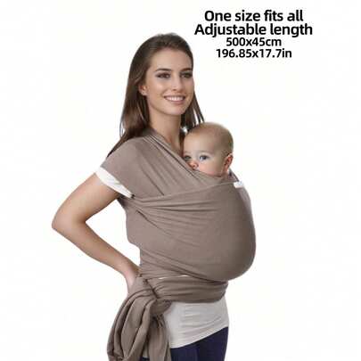 1pc Baby Wrap Carrier - Original Baby Carrier Wrap Sling For Newborns - Baby Wearing Essentials - Newborn Wrap Swaddle Holder, Newborn To Toddler Infant Sling