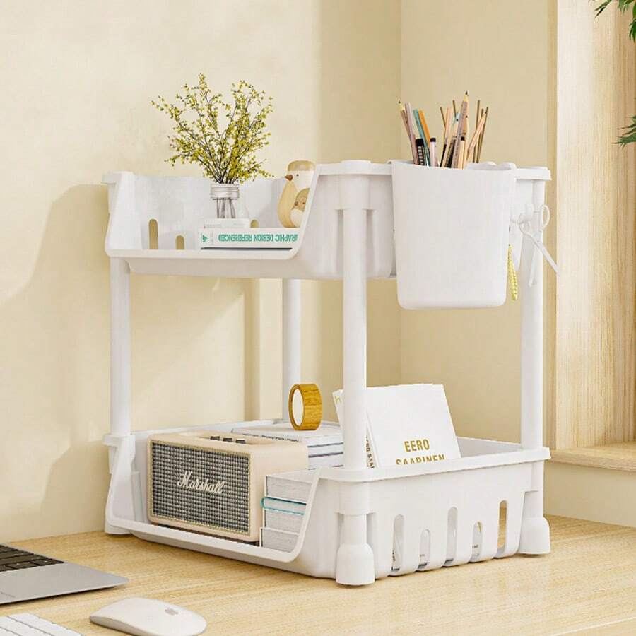 2-Tier Skincare Storage Rack Makeup Storage Rack Cosmetic Storage Rack Lipstick Perfume Cosmetics Skincare Storage Rack Bathroom Corner Rack Storage Accessories