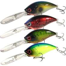 TACTICAL FISHING 4 Piezas - Kit de Curricanes 12.5cm 20.5g para Pesca Profunda.Incluye los 4 señuelos. - 1 - Ver 5