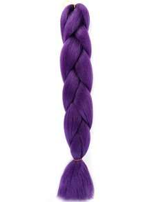 24-Inch Synthetic Fiber Jumbo Braids Hair Extensions Braiding Hair, Suitable For Parties Or Daily Wear