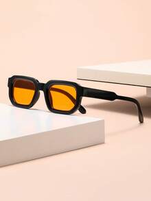 夏季复古男士眼镜3件套，方形小框眼镜，适合夏季日常装饰和拍照