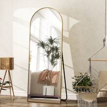 16"X59" Arched Full Length Mirror Full Body Free Standing Floor Mirror