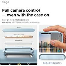 elago Funda Magnética de Silicona para iPhone 17 Pro MAX 6,9'' - Compatible con MagSafe, Silicona Líquida Premium, Funda Protectora, Antigolpes, Perfil Delgado (Azul Cielo) - Azul Cielo - Ver 7