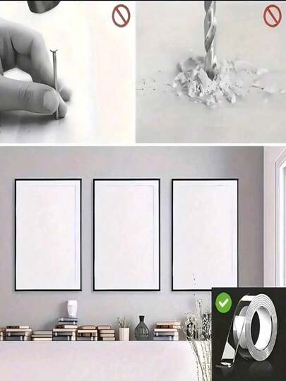 Cinta adhesiva doble cara impermeable y resistente, adhesivo doble cara - súper pegajoso, reutilizable y multiusos - ideal para decoraciones navideñas y manualidades, esencial para uso doméstico