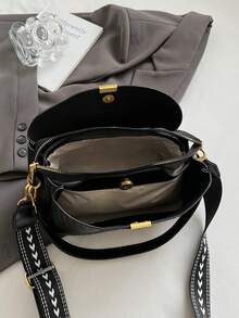 1 Stück Damen PU-Leder Geflochtene Umhängetasche, Kratzfest und Abriebfest, Leicht, Großer Stauraum, Geeignet für Camping, Einkaufen, Pendeln, Arbeit, Dates, Tägliche Reisen, für Damen