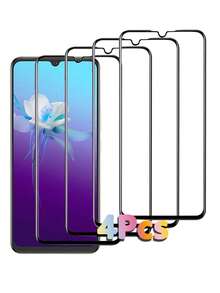 4Pcs HD Tempered Glass Compatible WithSamsung A20 A20s A21 A21 S A21s A22 4G A22 5G A23 5G A24/A34 A25 A30 A30S A31 A32 4G A32 5G A33 A33 5G A40s A41 A50 S20 FE 0.3mm Thin Glass Protector Bulk Glass Protector Protector For Students Glass Guard