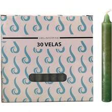 VELA PARAFINA ALTA CALIDAD - Verde - Ver 2