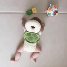 1pc Baby Head And Back Protection Pillow Learn To Walk Head Cover To Prevent Injury Safety Pad To Prevent Falls Cartoon Bear Child Safety Pillow