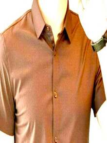 Men's Shirts - 巧克力棕 - 查看 2