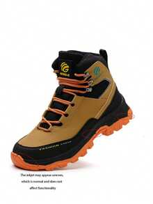 1 Pair Men's And Women's Work Trainer Sports Safety Boots Men High Top Sports Steel Toe Boots,Sports Safety Shoes Safety Trainer Indestructible Boots,Work Boots For Men,Work Boot,Steel Toe Trainer Safety Sneakers Anti-Puncture Anti-Smash Cushion Sole,Work Boots For All Seasons Anti Smash Anti Puncture For Outdoor,Hiking,Adaptive Design Ideal Worker's Gift Durable Rubber Outsole,Work Boots For Woman,Work Shoes,High-Top Safety Shoes Men Shoes - Brown - View 10