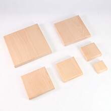 Walnut & Beechwood Display Gift Base, Figurine Doll Stand, Minimalist Jewelry Tray Display Rack