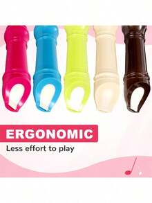 1pc (Standard 30cm, Premium 32cm) PVC 8-Hole Vertical Flute, High Pitch Straight Flute, (Premium 3-Section Detachable 6-Hole 8-Hole Beginner Vertical Flute, German Style, 6-Hole 8-Hole Flute Instrument For Learners, 8-Hole Flute Instrument For Teaching & Practice) - Multicolor - View 8