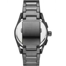 Diesel Reloj cronógrafo Timeframe para hombres de DIESEL - Esfera gris sunray de 48 mm con caja y brazalete de acero inoxidable gunmetal | Movimiento de cuarzo, resistencia al agua de 10 ATM | Ideal para uso diario, deportes al aire libre, negocios y regalo de moda