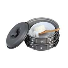 1-2 Person Outdoor Portable Camping Cookware Set, Includes Pot, Pan, Utensils For Backpacking, Hiking, Picnic - Camping Cooking Set - Camping Pot And Pan Set - Compatible With Backpacking/Portable Stove - Camping Kitchen Accessories - Multicolor - View 7