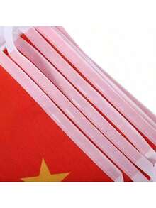 1pc Chinese National Flag, Hanging Flag, Overseas Chinese Celebration Of National Day, Party Decoration, Hanging Decor, Party Supplies - Multicolor - View 4