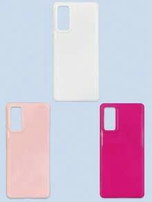 3 件装极简纯色多巴胺手机壳，果冻色系，白色/粉色/玫瑰红，兼容 和 Galaxy 系列手机，包括 17 Pro Max、Galaxy S26/S26 Plus/S26 Ultra。 - 彩色 - 查看 36