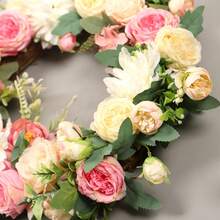 2.5厘米宽双面缎面涤纶丝带，高密度编织，光滑柔软，不起球，适用于花束包装、花艺设计、礼品盒蝴蝶结制作、蛋糕装饰、DIY手工，适用于婚礼、情人节、生日、圣诞节、新年等各种场合。 - 彩色 - 查看 4