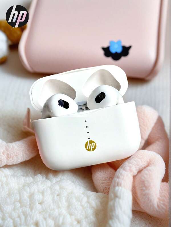 HP HP Wireless Bluetooth Earbuds, 5.3 Auto Pairing Earbuds, Up To 30 Hours Playtime, Wireless Headphones With Mic, Compatible With IPhone Android, Gaming, Music Headphones And Speakers, Holiday Gift Christmas Gift, Must-Have For Autumn And Winter, USB To Type C, Suitable For Spring Autumn And Winter