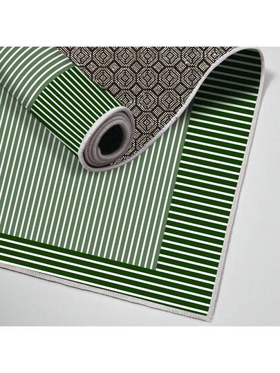 Pearl Digital Non Slip Printed Turkish Vloerkleed AL4023 Zachte Touch, Washable Tapijt Felt Backing PC's Moderne ative Vloer Mat, Living Room, Bedroom, Kitchen, Hallway Or Entryway Available In Many Sizes. Quick Drying, Highly Absorbent, Soft, Com Tafel Both Indoor Outdoor view 6