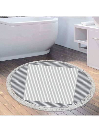 Pearl Digital Non Slip Printed Turkish Vloerkleed AL4023 Zachte Touch, Washable Tapijt Felt Backing Moderne ative Vloer Mat, Living Room, Bedroom, Bathroom, Hallway Or Entryway Available In Many Sizes Quick Drying, Highly Absorbent, Soft, Com Tafel Both Indoor Outdoor view 7