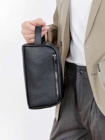 High Quality Soft Leather Clutch Bag 2025 New Handbag Designer Men Bag Fashion Business Clutches Phone Purse Men Top Handie Bags Gifts For Men Pouch