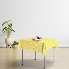 SATURNIA Quadratischer Klapptisch, HDPE, multifunktional, tragbar, langlebig, vielseitig einsetzbar, 86 x 86 x 74 cm, weiß - Weiss - Übersicht 5
