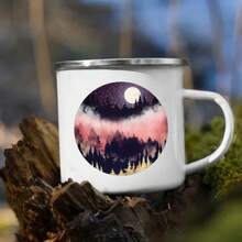 Outdoor Enthusiast Camping Enamel Mug Coffee Water Mug Picnicking Mugs Nature Hiking Camp Lover Gift Travel Holiday Present
