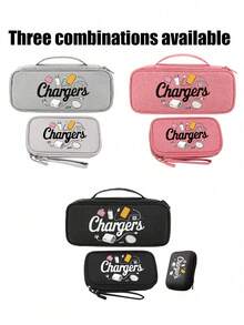 1pc Electronic Accessories Travel Organizer Bag, Multi-Layer Digital Storage Pouch With Zipper Closure, Portable Electronics Accessories Organizer Suitable For Charging Cables, External Hard Drive And Power Bank, Ideal For Business Travelers, Digital Nomads, Students And Tech Enthusiasts, External Hard Drive Travel Case (Zipper Color Random) - Multicolor - View 3