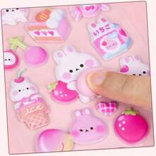 Cute Butt Stickers, Stress Relief Squeeze Toys, DIY Craft, Decorative Stickers For Journals, Gifts For Girls, Christmas, Easter