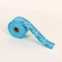 1roll 1000 Raffle Tickets,Blu,Green,Purple (Multiple Color Options), Double Roll, Ticket For Events, Entry, Class Reward, Fundraiser & Prizes(500 Pairs) - Multicolor - View 26