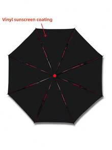 Guarda-chuva de Viagem à Prova de Vento, Estrutura de Fibra de Vidro Resistente, Guarda-chuva de Abertura e Fechamento com Um Botão Vermelho, Guarda-chuva à Prova de Chuva e Vento, Guarda-chuva Automático Portátil para Homens