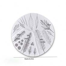 1 件圣诞松果、驯鹿、圣诞老人图案硅胶模具树脂模具 DIY