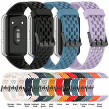 Breathable Straps Compatible With Samsung Galaxy FIT 3 Silicone Band Women Men Soft Sport Band Compatible With Samsung Smartwatch FIT3 Wriatband - For Galaxy Fit 3 - View 3