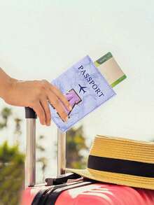 护照保护套，带毛巾布，绣有字母 A-Z，男女通用，RFID 复古商务护照套，便携多功能，护照钱包，男女通用，RFID 复古商务护照套，便携多功能，身份证/银行卡/PU 皮革钱包套 - 彩色 - 查看 8