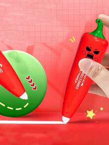 1 Stück kreative Chili-förmige Korrekturband, Spaß für Studenten