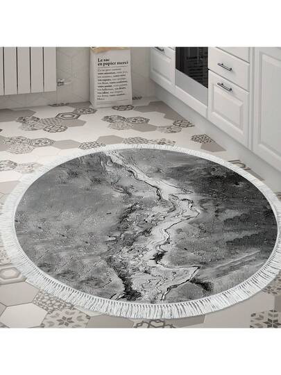 Pearl Digital Non Slip Printed Turkish Vloerkleed AL4019 Zachte Touch, Washable Tapijt Felt Backing Moderne ative Vloer Mat, Living Room, Bedroom, Bathroom, Hallway Or Entryway Available In Many Sizes Quick Drying, Highly Absorbent, Soft, Com Tafel Both Indoor Outdoor view 4