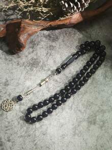 1 件 45 颗珠子中东沙特祈祷珠、伊斯兰 Tasbih 祈祷珠手链、亚克力穆斯林祈祷珠 Tasbih、适合圣诞节、新年、情人节礼物、男士祈祷珠手链、玫瑰经、阿拉伯风格时尚百搭手链 - 彩色 - 查看 8