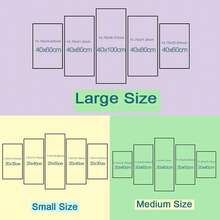 5 pièces Affiches sur canevas grand format sans cadre - Peintures abstraites vibrantes de l'Arbre de Vie - Art mural sur canevas de qualité supérieure pour chambre à coucher, bureau, salon, café, bar et décoration de dortoir, idée de cadeau unique pour les amis et la famille