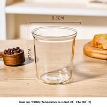 Taza de café Gianxi de alta belleza, taza de vino para el hogar, taza para Latte, vaso resistente al agua de alta temperatura, vaso de vidrio de borosilicato alto - Copa óptica - Ver 13