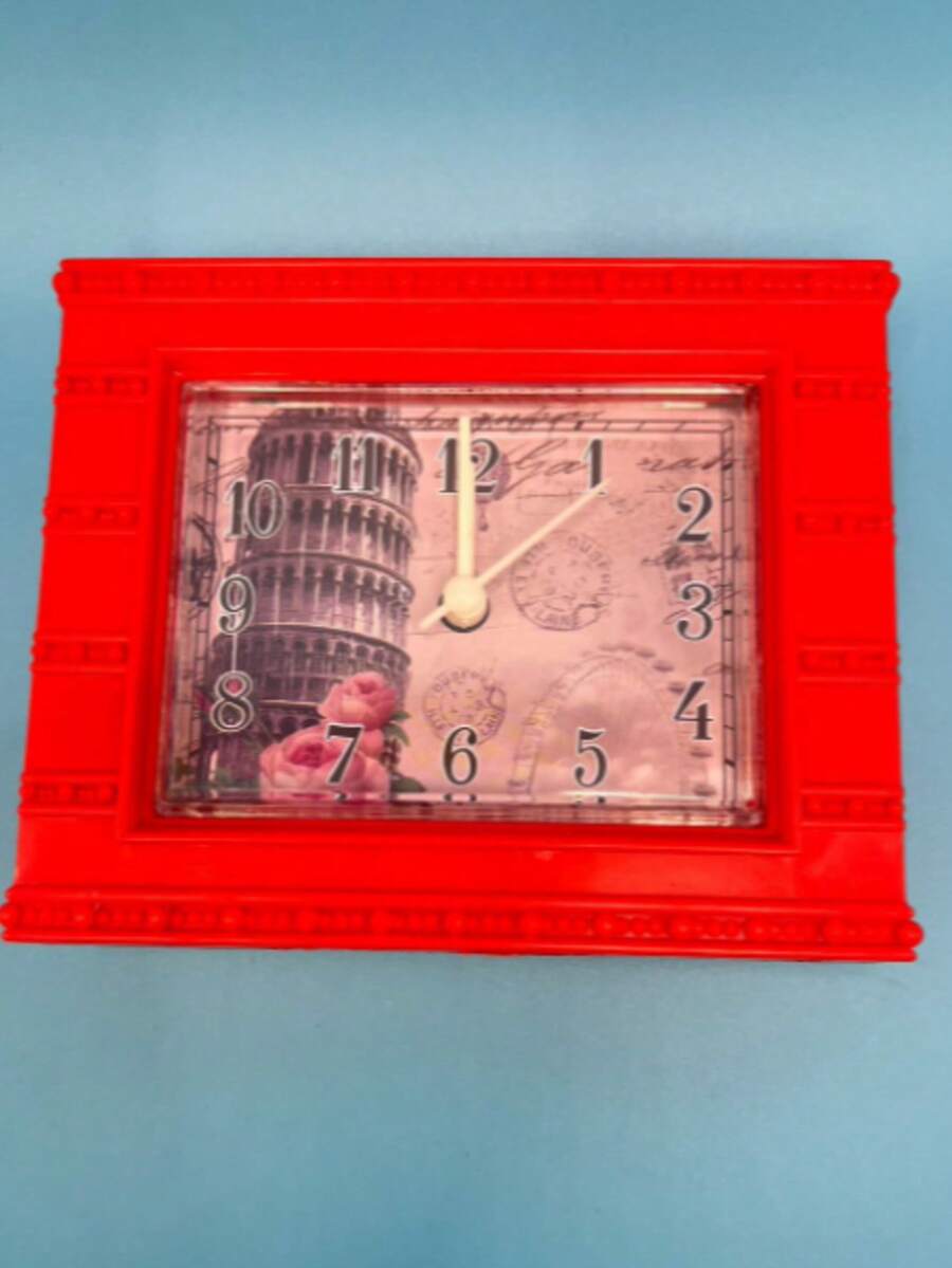 Reloj de Mesa y Escritorio Digital Portátil con Diseño Moderno CL059 - Rojo - Ver 1