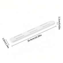 4pcs Track Slide Rails, Easy Install Screw-Free Bottom Mount Drawer Slides, Organizer Basket Slides, DIY Drawer Glides, Multi-Purpose Storage Slides, Suitable For Dorm Storage Boxes, Home Kitchen, Bathroom Cabinets And Closet Organizers, 2/4pcs - Multicolor - View 12