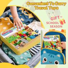 Magnetic Blocks Travel Magnet Cube Magnetic Building Blocks Toys With Portable Iron Box STEM Educational Magnet Toys For Kids