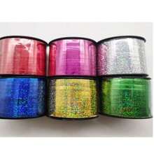 Panglică holografică 1 buc - 100 m, șnur pentru baloane, panglică pentru legat baloane, accesorii pentru decorarea baloanelor, panglică pentru baloane, panglică colorată, legături pentru împachetat cadouri, decor de Crăciun și sărbători