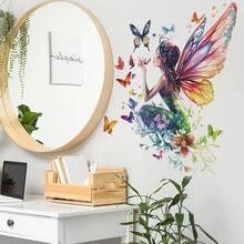 Wall Sticker, Butterfly Fairy Wall Decal Art Mural DIY Living Room Bedroom Home Decor - Nhiều màu - Xem 2