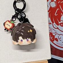 1个新款爱与太空主题吊坠钥匙扣，可爱动漫背包挂饰，生日/圣诞礼物 - 彩色 - 查看 10