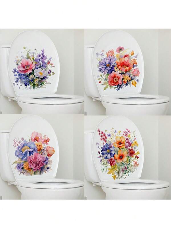 1 pièce Autocollants décoratifs de fleurs et plantes en PVC, autocollants amovibles et auto-adhésifs, faciles à déchirer. Décorations pour la maison pour rafraîchir votre vie, autocollants décoratifs pour les fêtes, cadeaux d'anniversaire ou de remise des diplômes