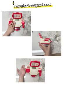 Children's Toy Store Cashier Playset (2 Simple Versions - 1 With Calculator/1 Without Calculator, Batteries Not Included), Play Money & Cash Register Pretend Play Interactive Toy, Kindergarten Gift, Holiday Present