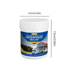 Transparent Waterproof Sealant, Leak Repair Adhesive, Heavy Duty Sealant For Roof And Pipe, Transparent Crack Filler, Water-Based Glue, DIY Drainage Repair Kit, Multi-Surface Adhesive, Fast Drying Emergency Repair